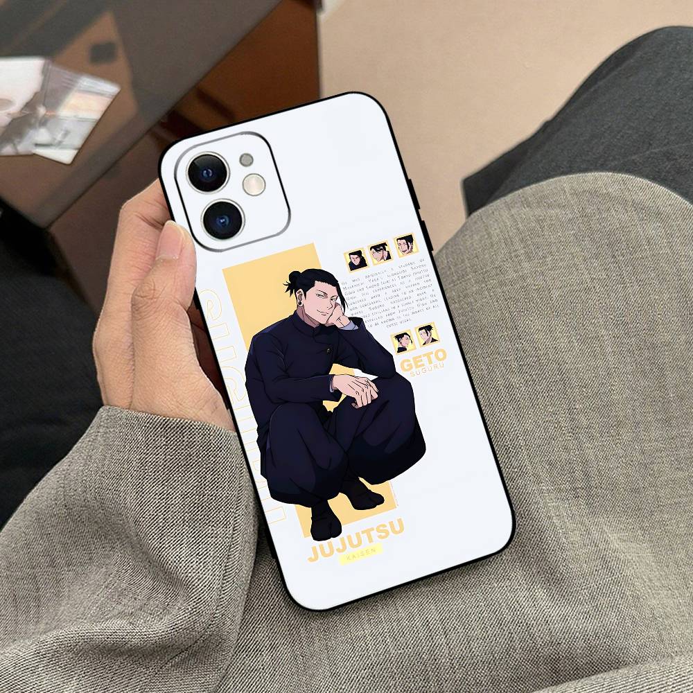 

Чехол для телефона Сугуру Гэто Черный чехол для телефона Для iPhone 17/16/15/13/14 Pro Max/ 11Plus/X/Xr/Xs Max 13mini iphone15