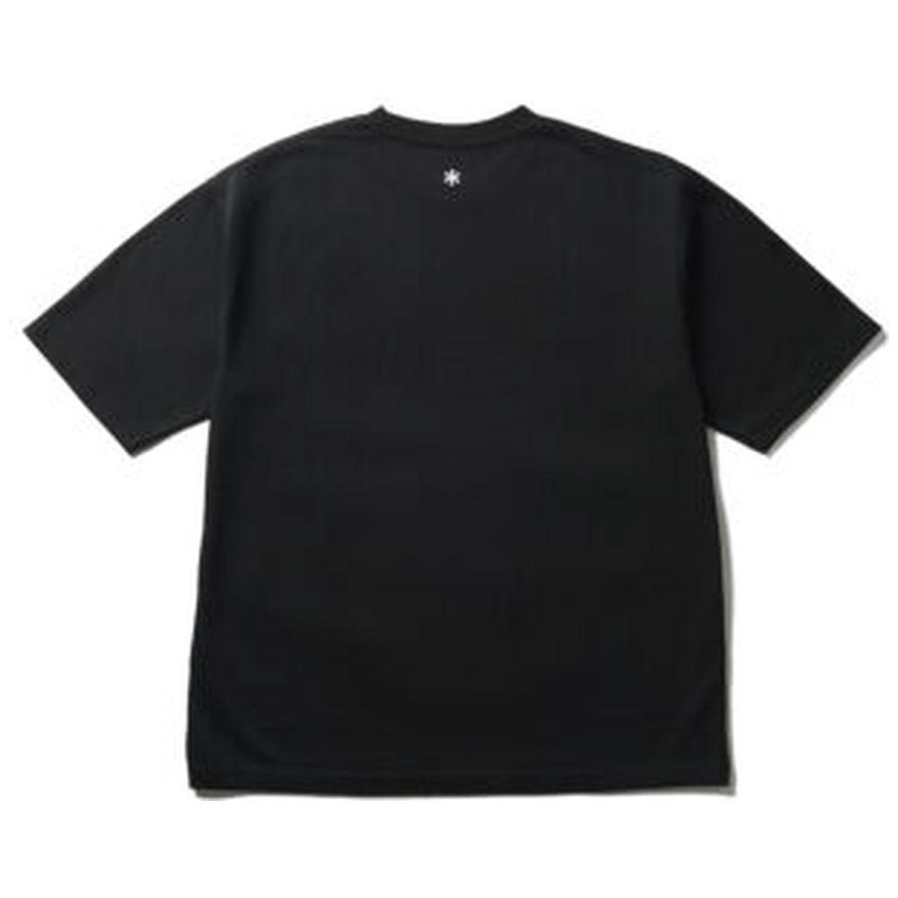 Snow Peak T shirT New sTandard Square Logo T shirT Black [l Size]