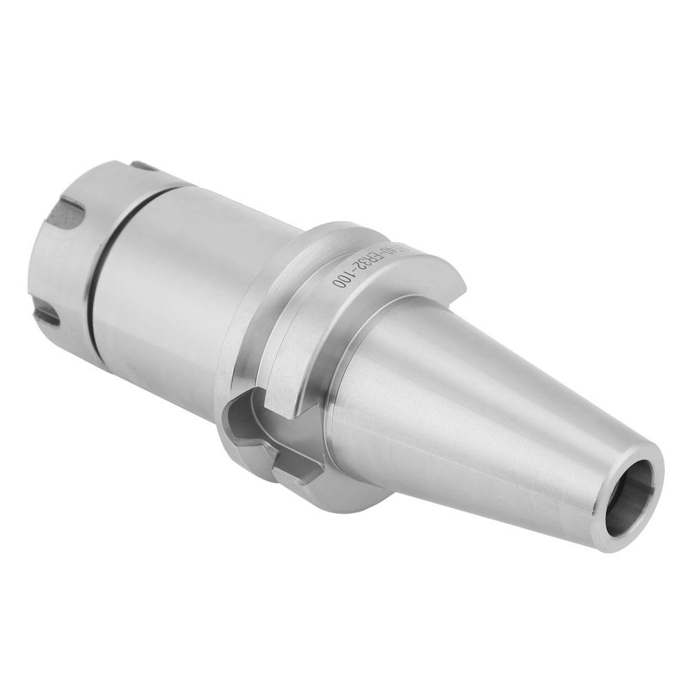 BT40 ER32 100 High Speed Steel Collet Chuck Holder CNC Milling Lathe Spindle Tool