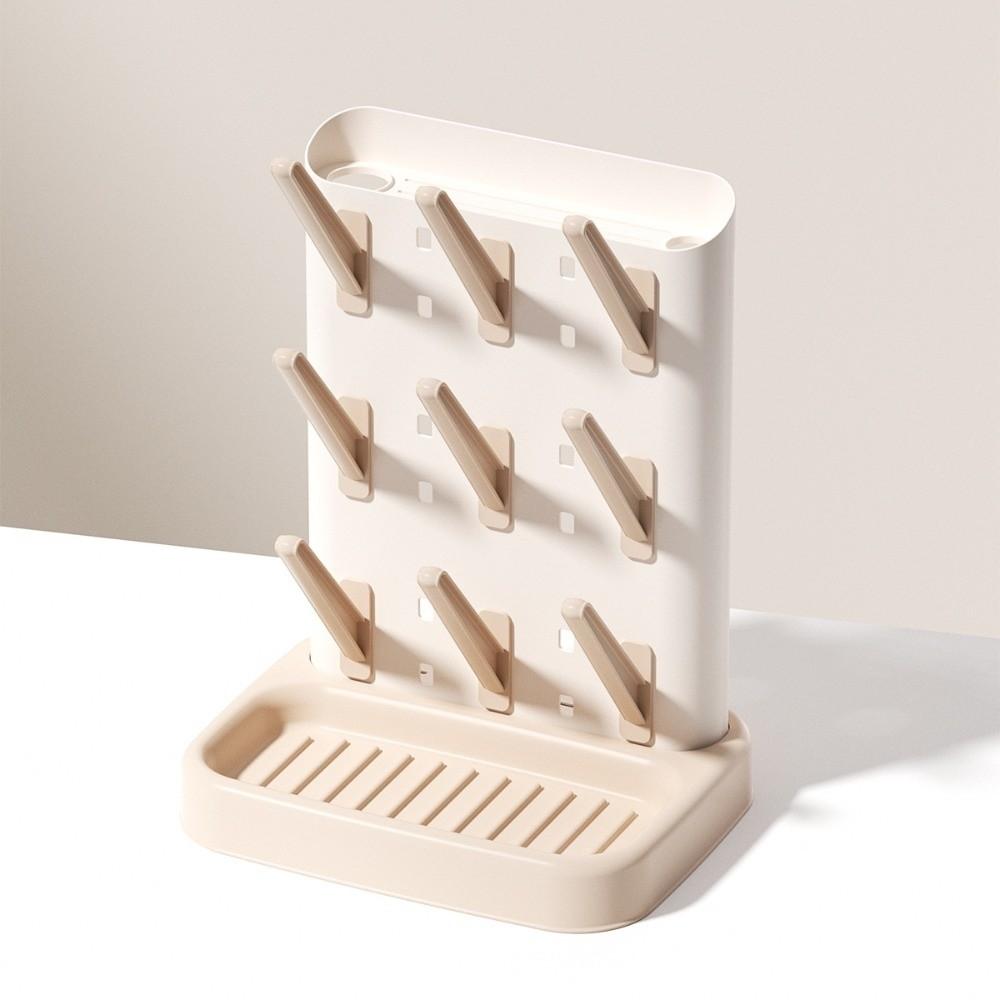 Large Capacity Baby Bottle Drying Rack Multi-layer Storage Rack Cups Drying Stand Holder Travel Style D