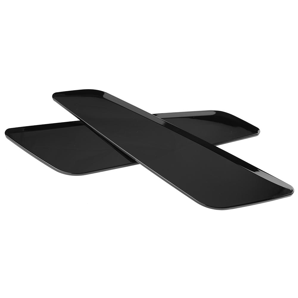2Pc For BMW 5 Series G30 2017 2018 Fender Vent Outlet Cover Trim Decorative Sticker PiaNo Black