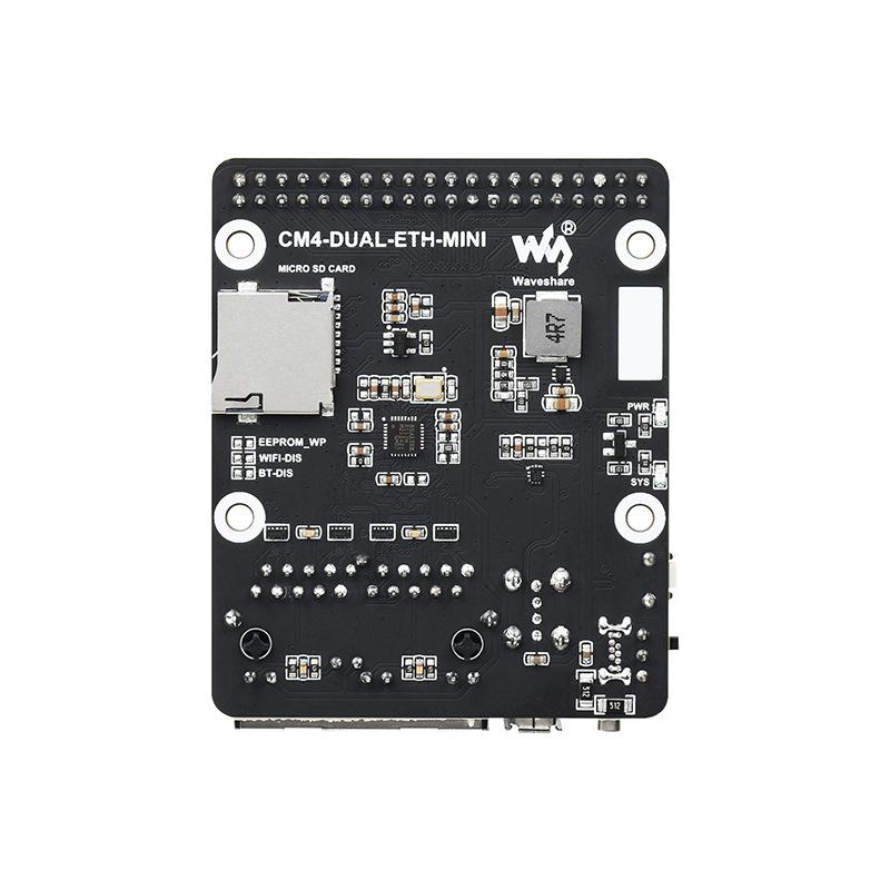 Weisnow CM4 Dual Gigabit Ethernet Mini Expansion Board for Raspberry Pi