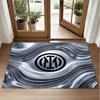Borussia Dortmund Design Crystal Velvet Rug Soft Decorative Mat for Bedroom Entrance