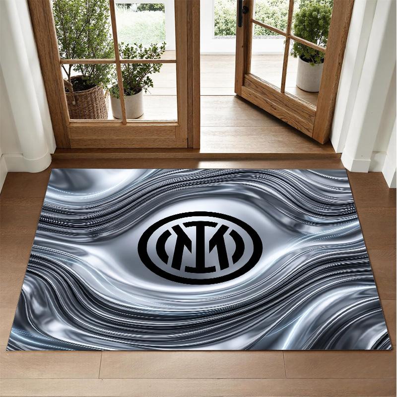 Borussia Dortmund Design Crystal Velvet Rug Soft Decorative Mat for Bedroom Entrance
