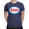 Classic Esso Petrol Diesel Fuels Logo Graphic Funny 100 Cotton Tshirt Esso Tees Tops For Unisex