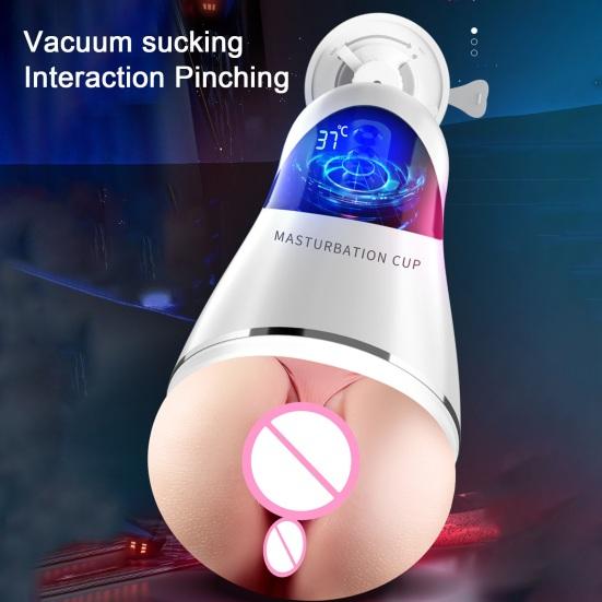 Electric Masturbation Cup Fully Automatic Men's Masturbation Sex Products Penis Training Device Toys