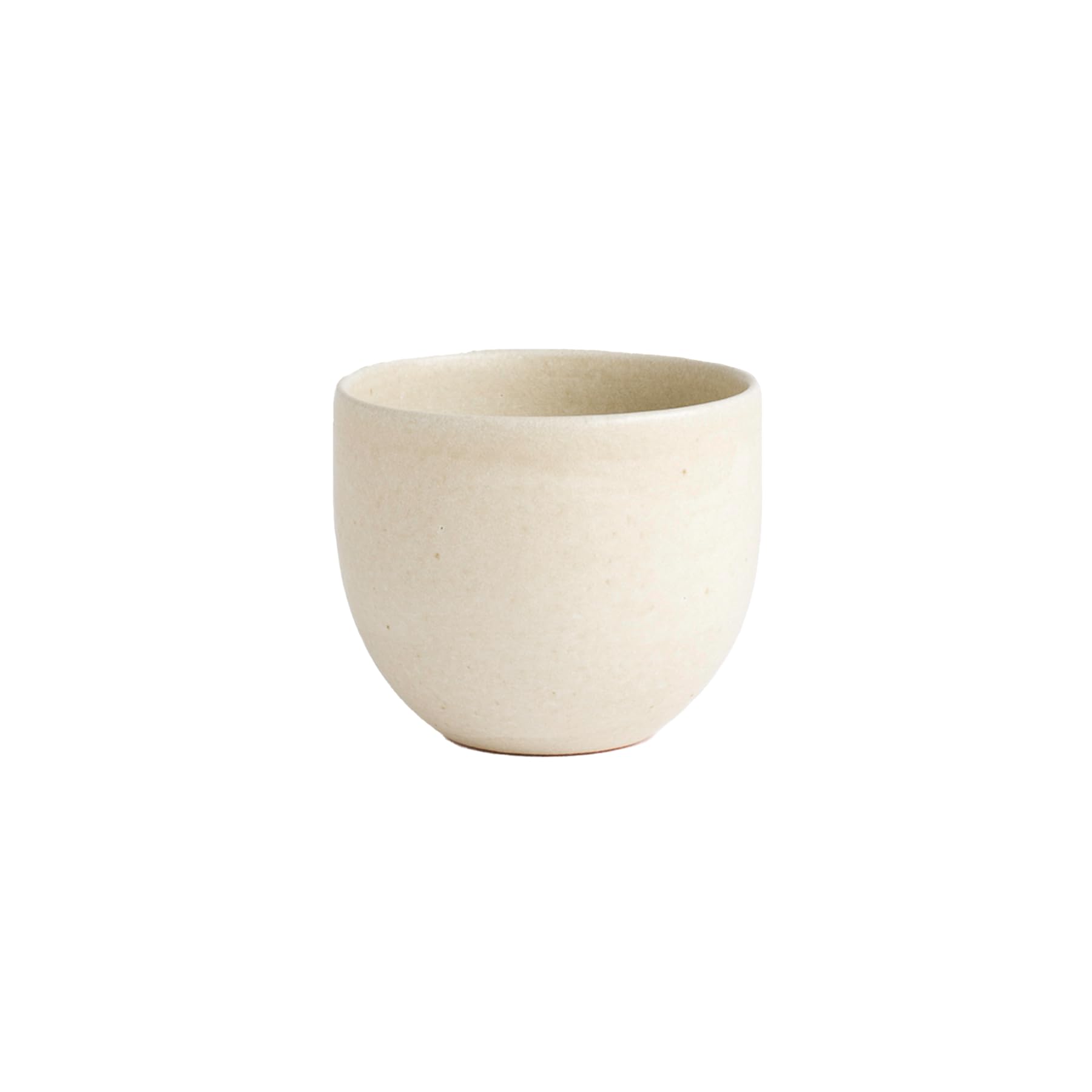 

Shigaraki ware by Meizan, TEIBAN WARE, cafe au lait bowl, approximately 9cm diameter, microwave and dishwasher safe (off-white)