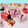Charming Valentine's Day Decorative Mailbox Tin Box For Romantic Home Atmosphere