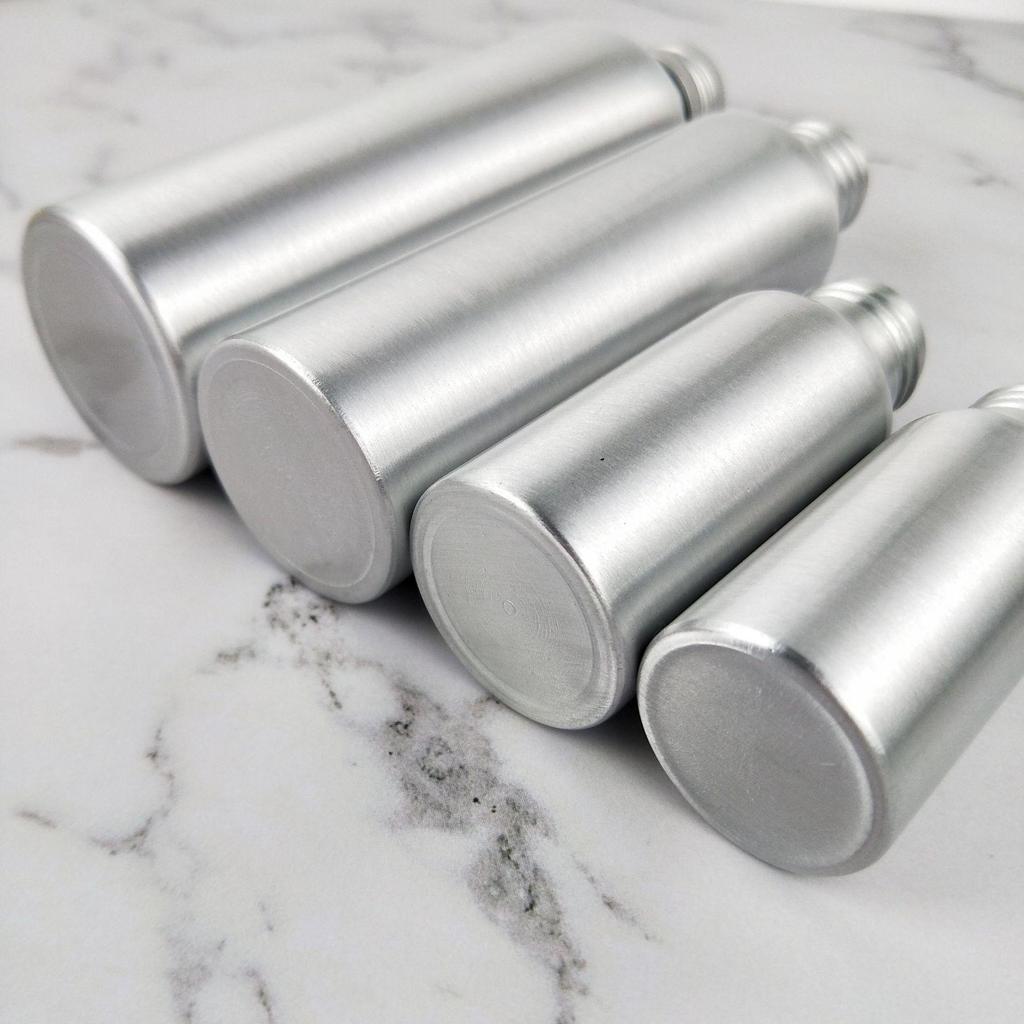 30-500ml Aluminiumflasche mit hydraulischer Pumpe für Make-up-Entferner, Lotion oder Handdesinfektionsmittel