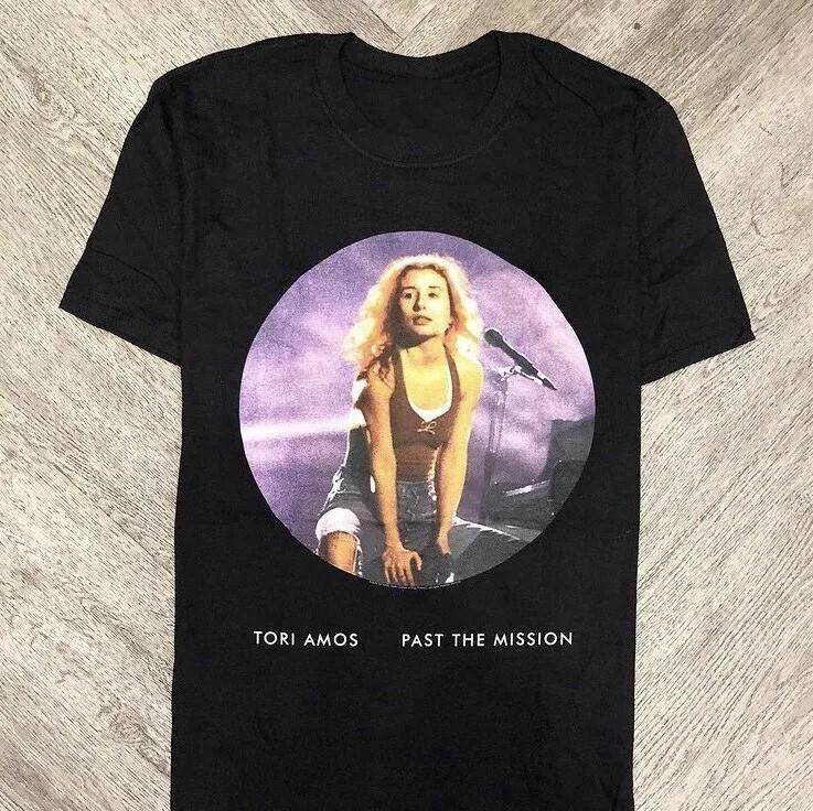 Tori Amos Singer T-Shirt All Size Cotton Black Tee Unisex Unisex T-Shirt S