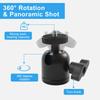 Mini Tripod Mount Adapter for Starlink Aluminium Alloy Mini Tripod Adapter Mount 1/4inch-20 Threads for Outdoor Easy to Install