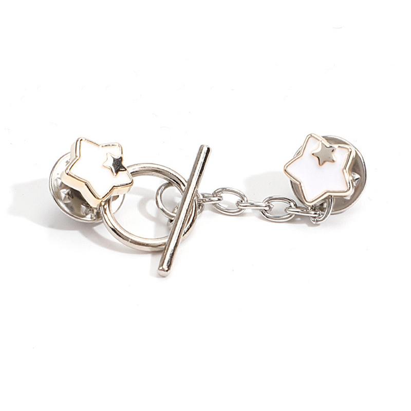Collar Fixed Connection Buckle Women's Tighten Waist Brooches KTJ