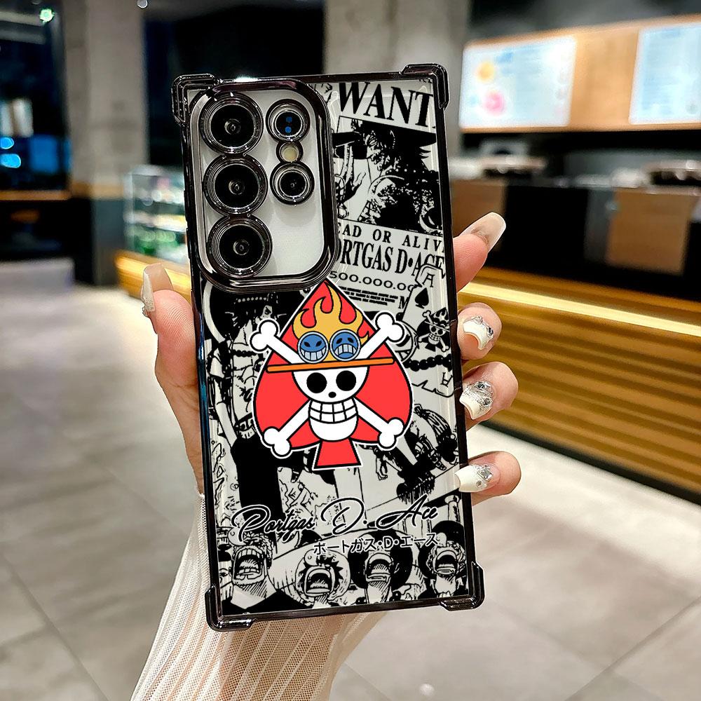 Anime Logo One Pieces Luffy Coque For Galaxy S26 Ultra Phone Case For Samsung S26 S25 S24 S23 S21 Ultra S20 FE S25 Plus 5G Cover