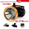 Rechargeable Lightweight LED Headlamp for Night Fishing – High Brightness, Dimmable, Lithium Battery-Powered.