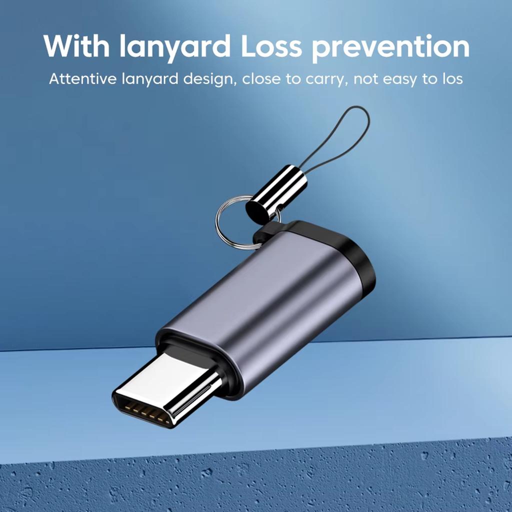 USB to Type C Adapter for Quick Charging and Data Transfer and Consistent Performances USB Adapter Optional