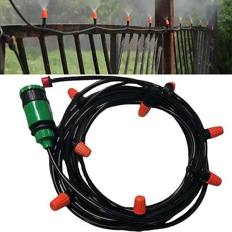 Adjustable Angled Garden Sprinkler Set Drip Irrigation System Heat Resistant For Efficient Watering In Yard And Lawns