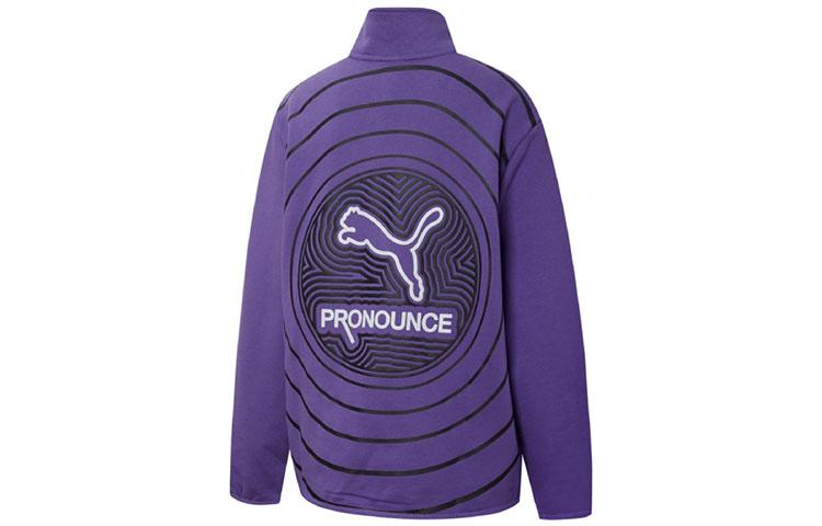 PUMA X PRONOUNCE Sweatshirts Women s Violet Stand Collar Moderate Regular 534040-74 M