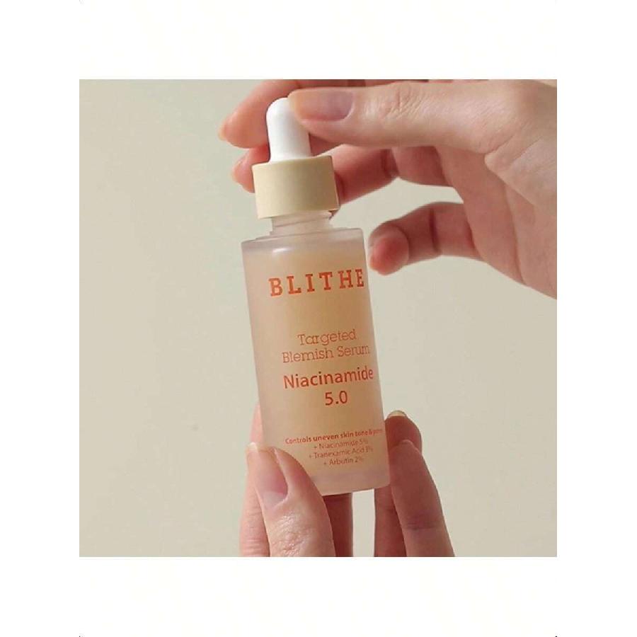 Blithe Niacinamide 5% + Tranexamic Acid 3% Serum 30ml , Dark Spot Corrector - Vitamin B3 Niacinamide For Face, Skin Soothing Cica & Allantoin