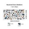 Wandaufkleber Terrazzo-Muster Unregelmäßige Steinform für Wohnzimmer Schlafzimmer Badezimmer Dekorative Wandtattoos Heimdekoration Wandbilder