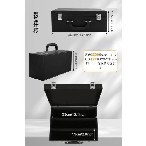 HG CHASING TRIBE Deck Case, Trading Card Case, Holds 3300 Cards [2025 Latest Upgrade] Magnetic Loader Case, Game Card Storage Box, Card Case, Trading