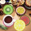 Amyaker Diamond Art 12 Fruit Coasters with DIY Beaded 5D Diamond Painting Coaster Craft Kit for and Arts and Crafts Supplies Kit, Holder, Coasters,