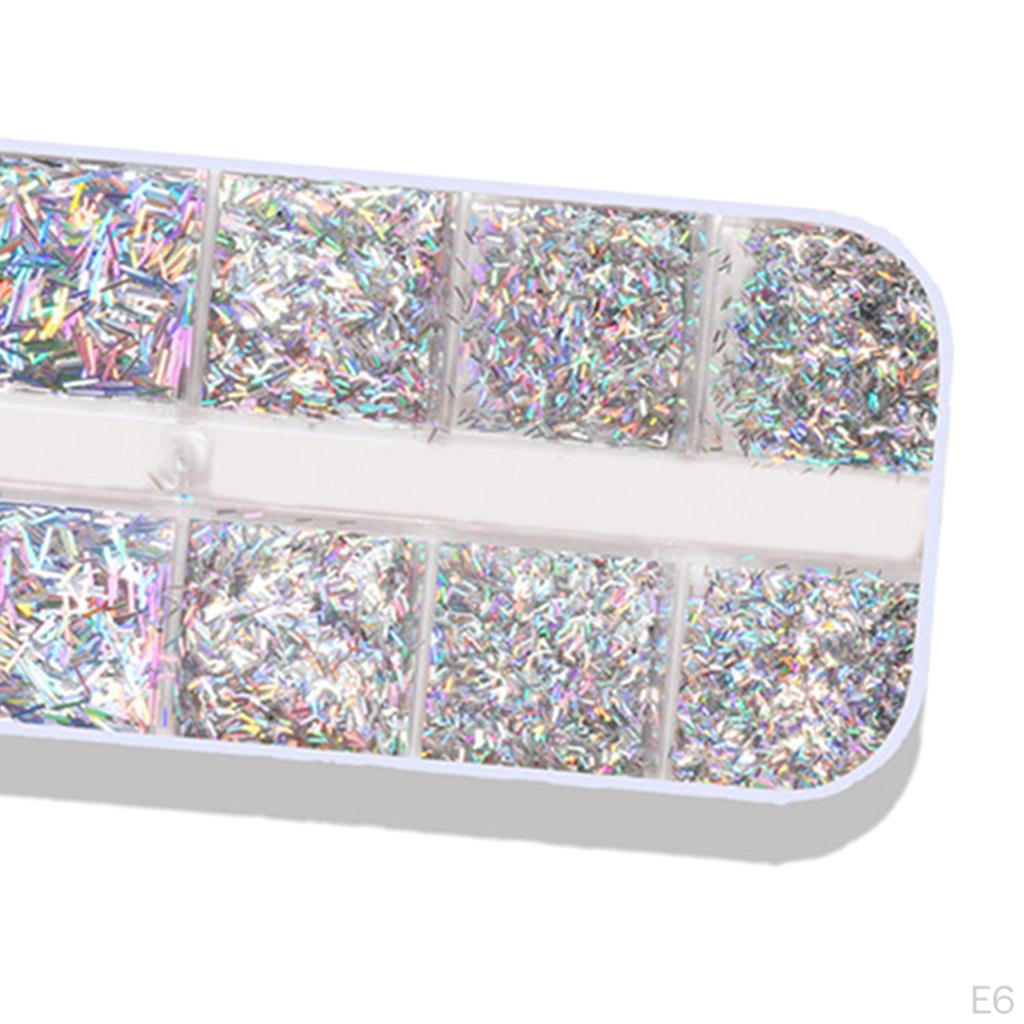 Nail Paillettes Tinsel Flakes Nails Eyes Make