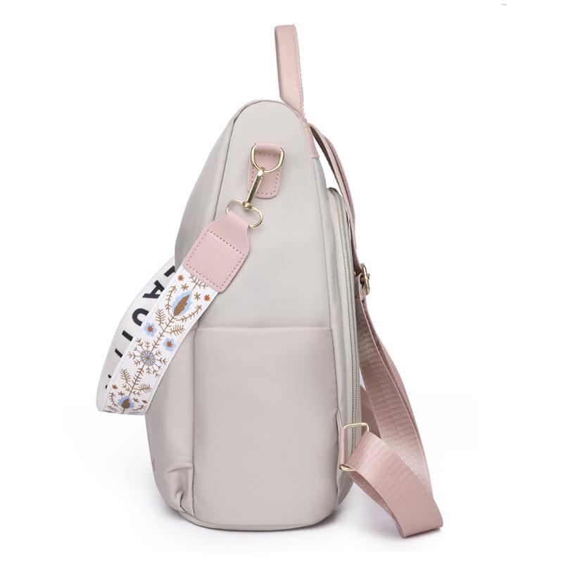 Women's Ethnic Style Lightweight Anti-theft Embroidered Backpack - Versatile for Travel & Single Shoulder Use