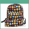 Stylish Garcon Filles Emoji Smiley Backpack Featuring High-quality Material For School