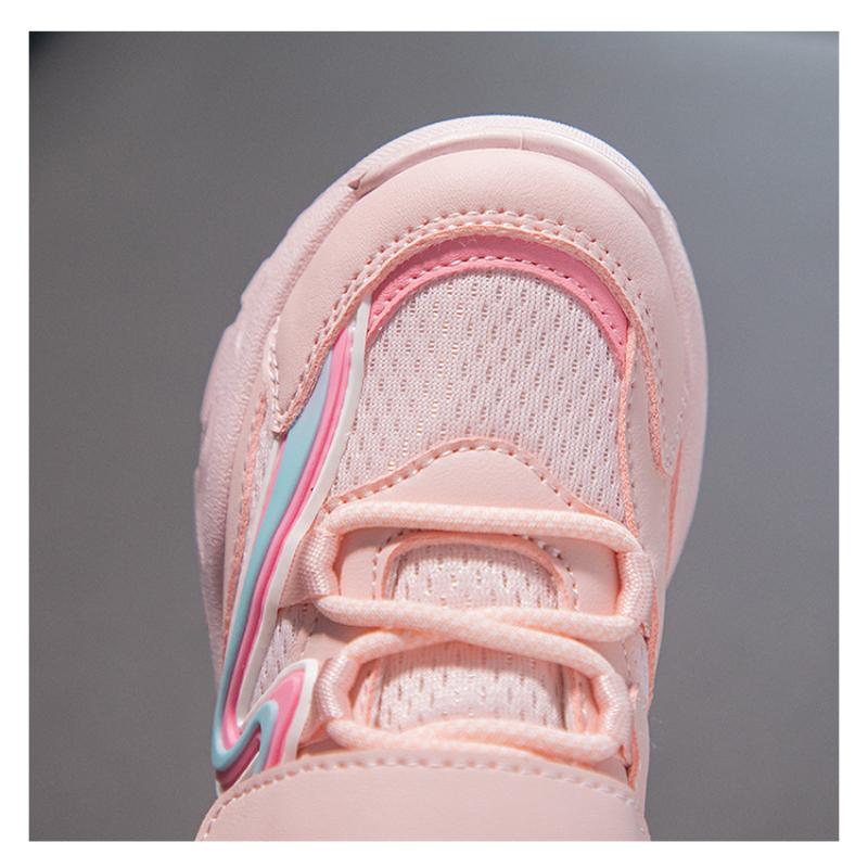 Spring New Mesh Breathable Casual Shoes, Daily Versatile Thick-soled Boys and Girls Sports Shoes