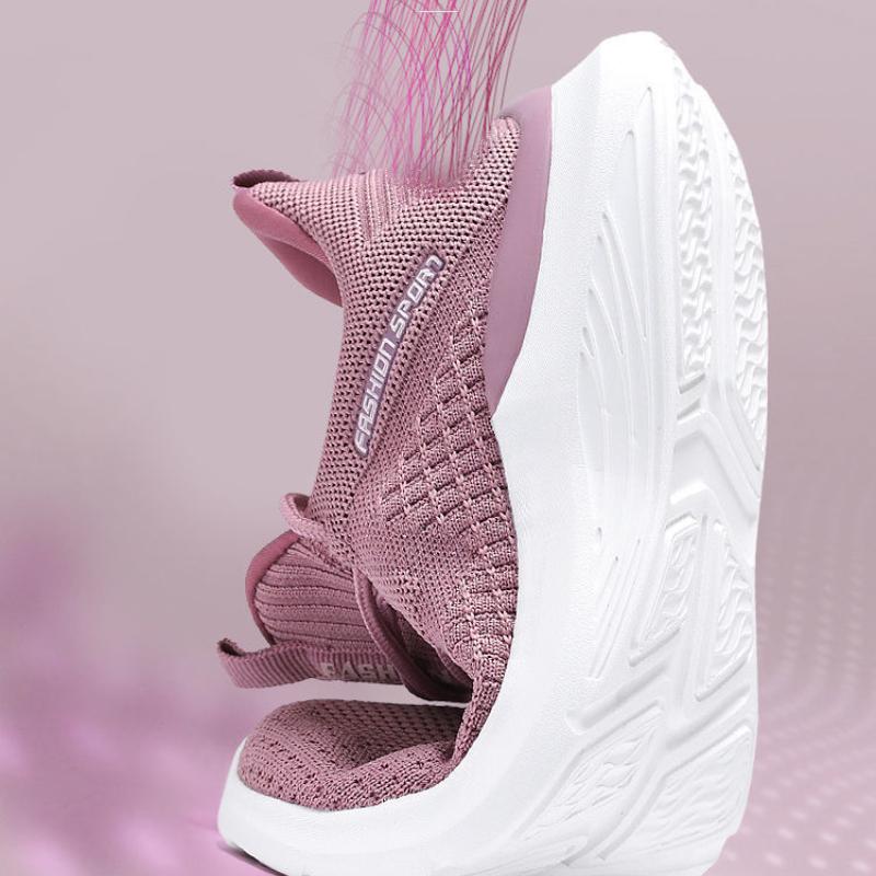 Spring and Autumn Mother Sports Shoes Middle-aged and Elderly Walking Shoes Non-slip Lightweight Soft-soled Shoes for The Elderly