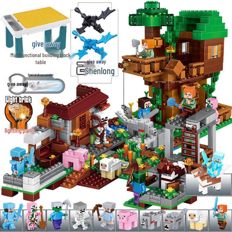 World Assembly Chinese Building Blocks: Cave Village Set for Kids