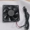 Black 12CM USB Desktop PC Case Fan, 5V