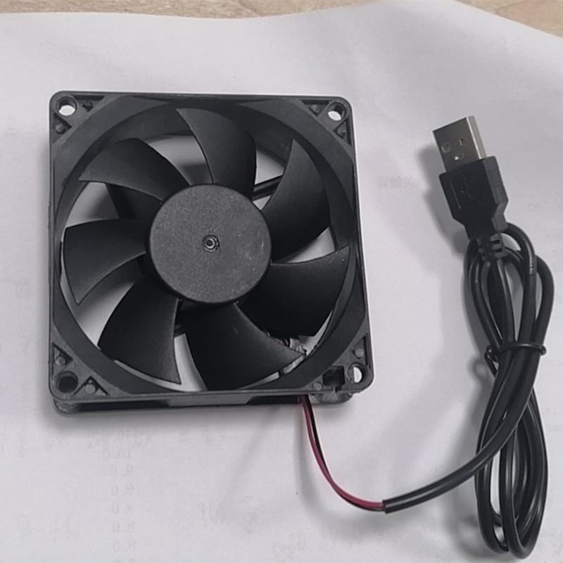 Black 12CM USB Desktop PC Case Fan, 5V