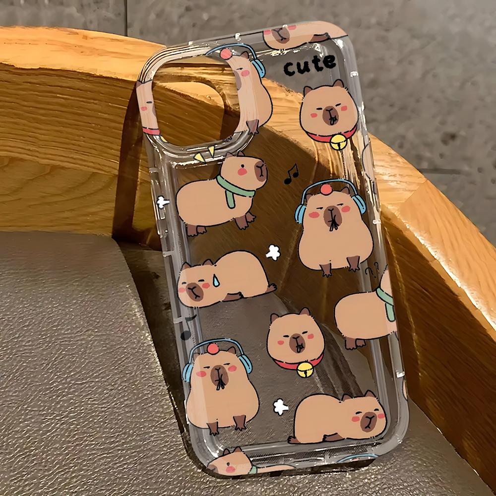 Capybara Cute Cartoon Phone Case for Samsung Galaxy A56 A36 A26 A55 A35 A15 A54 A34 A24 A14 A05 A04 A13 A73 A53 4G 5G Back Cover