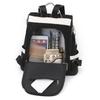 Diebstahlsicherer Rucksack Damen neue Farbkombination Damenrucksack Große Kapazität College-Tasche Ausgehen Mode Reise-Rucksack