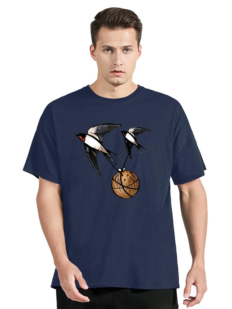 T-shirt ZX Rondine Europea o Africana? T-shirt Rondini Rondine Africana Rondine Europea Monty Python e il Sacro Graal Cocco tshirt
