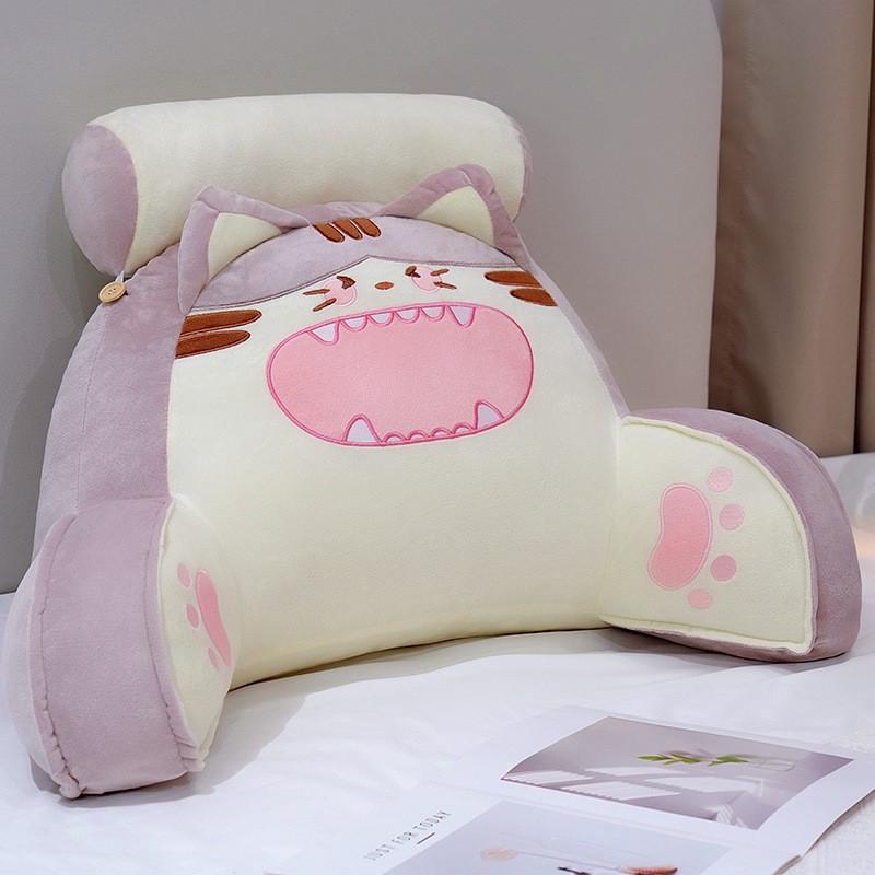 Pillow Bedhead Cartoon Cat Waist Chair Sofa Tatami Lazy Pillow Plush Home Toy