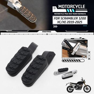 Pro Scrambler 1200 XE/XC 2019-2025 1200XC 1200XE Scrambler1200 Motocykl Stupačky Opěrka Zadní stupačky Stupačky Pedály Sada