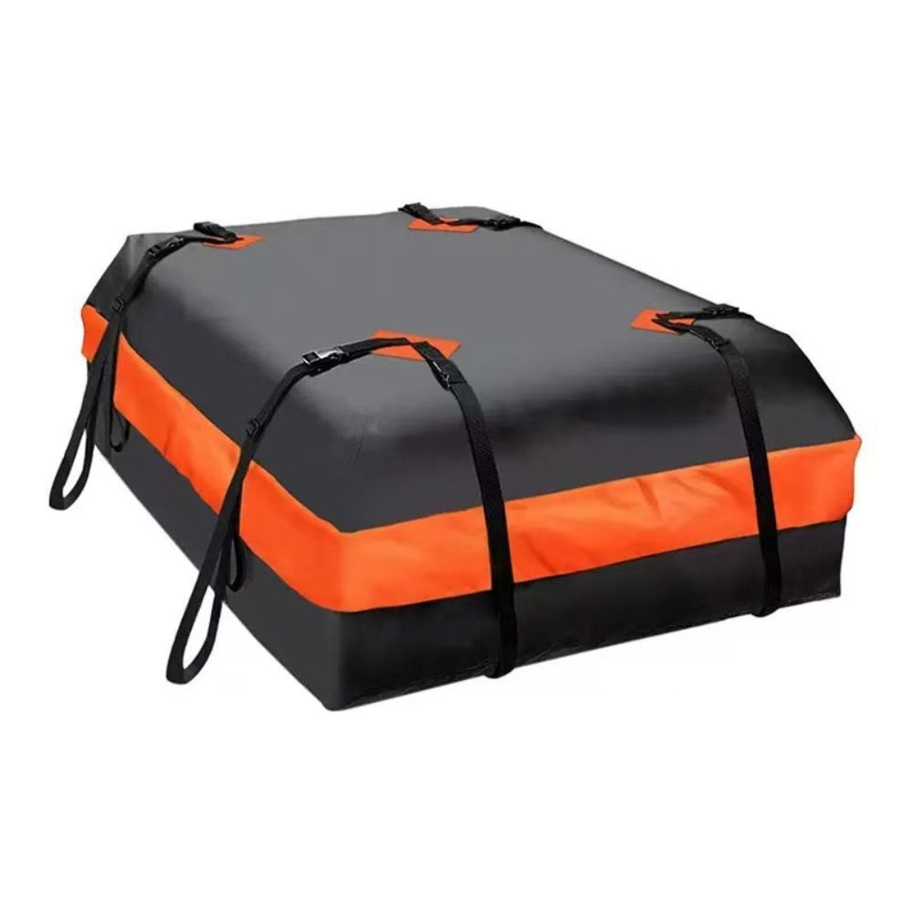 Wasserdichte Auto-Dachgepäcktasche 420D Oxford-Gewebe Dachgepäcktasche Verstellbare Dachgepäckträger Camping