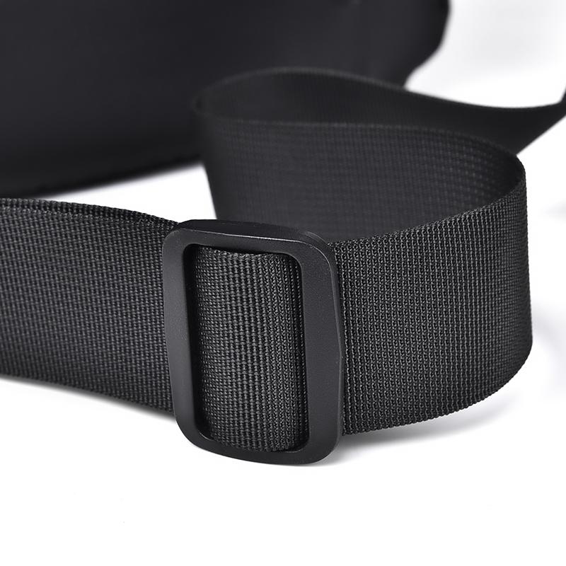 Men's Multifunctional Chest Bag Men's Fashionable Crossbody Bag Multifunctional Shoulder Bag Suitable for Daily Commuting Fitness Cycling