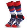 5Pairs Mens Fun Dress Socks Pattern Funny Socks Pack Colorful Striped Combed Cotton Novelty Socks Cool Breathable Casual Socks