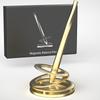 Individueller Logo Magnetischer Schwebestift Premium Metall Schwebestift für Bürodekoration Luxuriöses Firmengeschenk Set Schreibwaren
