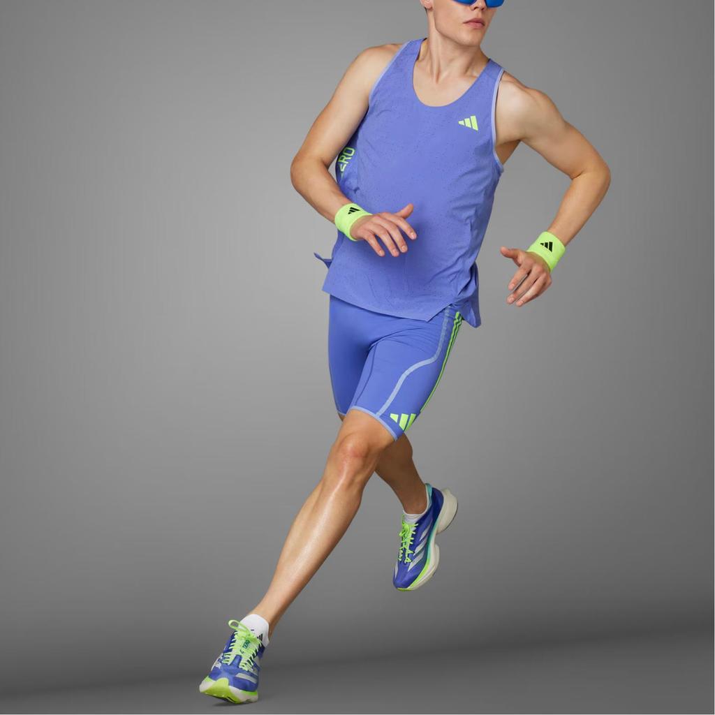 adidas Adizero Running Short Leggings Comfortable Outdoor Running Shorts Men Shorts Blue IT2165
