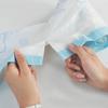 Sacchetto della spazzatura con coulisse e stampa a forma di coniglio, grande, portatile, monouso, in plastica, per la cucina, tascabile
