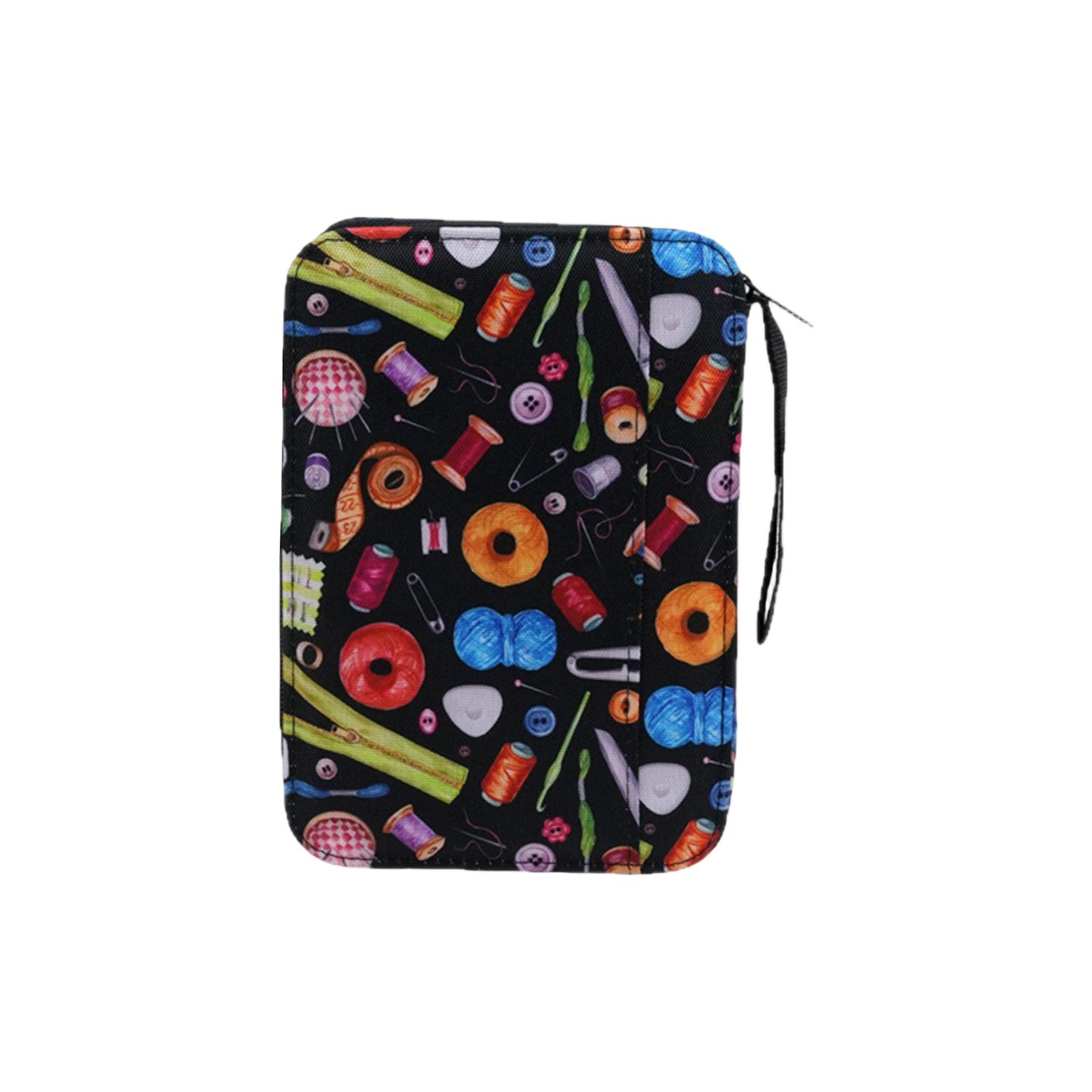 

Printed Sewing Kit With Zipper, Multi,functional Sewing And Mending Box For Home Use. One Size чорний