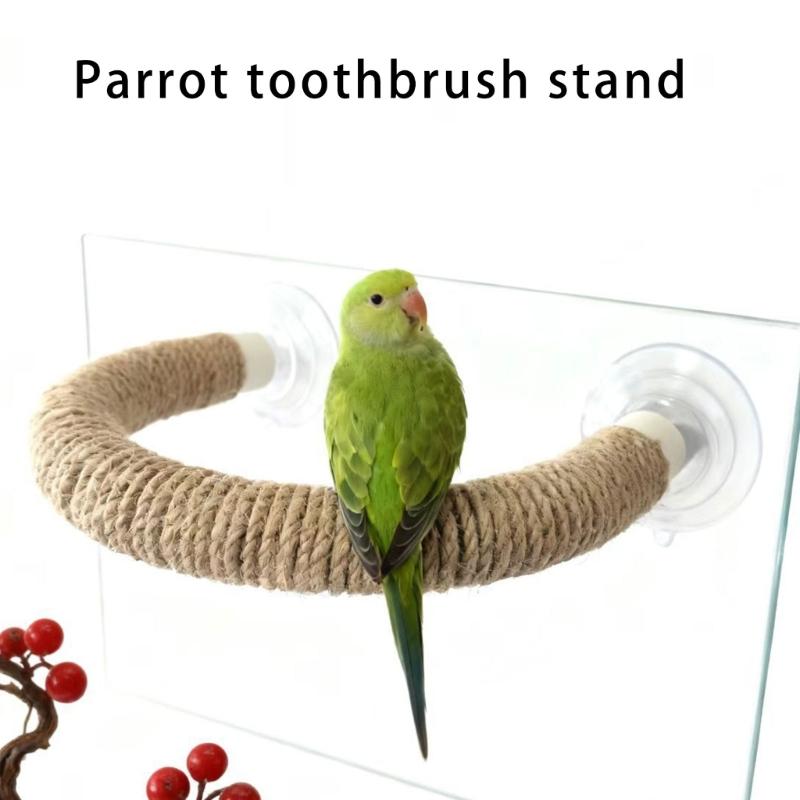 Bird Climbing Toy Teeth Mouth Molar Hamster Chew Rod Toy Perch Parrots Budgies Bird Exercise and Entertainment