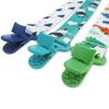Pacifier Holder Clip Baby 3 Pack Cartoon Print Safe Secure Strap for Crawling Playtime and Walks Outdoor