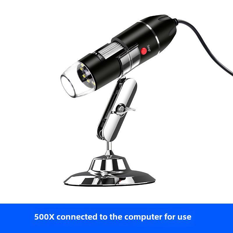 

USB портативный микроскоп 1600X биологическое увеличительное стекло 500X [Computer only]