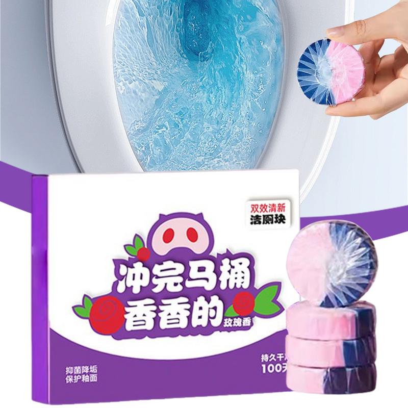 Toilet Cleaner Tablets Toilet Deodorizer Tablets Deodorizing Bathroom Cleaning Supplies For RV Elderly Care Facilities Public