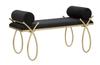 Bench Ribbon Black Cm 112,5X49X53